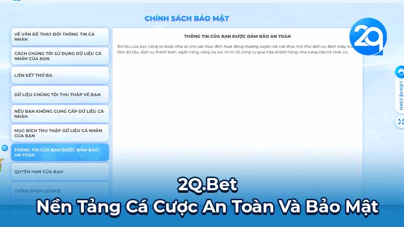 2Q.Bet - Nền Tảng Cá Cược An Toàn Và Bảo Mật | Đăng Ký Ngay 2 2q.bet-2