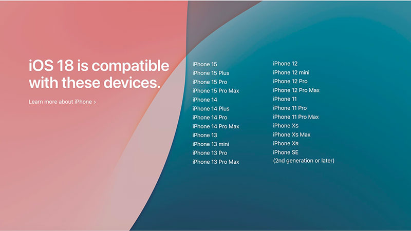 Apple Bất Ngờ Cập Nhật iPhone Cũ Sau 11 Năm Và Hé Lộ iOS 18 Với Tính Năng Đột Phá 2 cac mau iphone se som duoc nang cap len phien ban ios 18