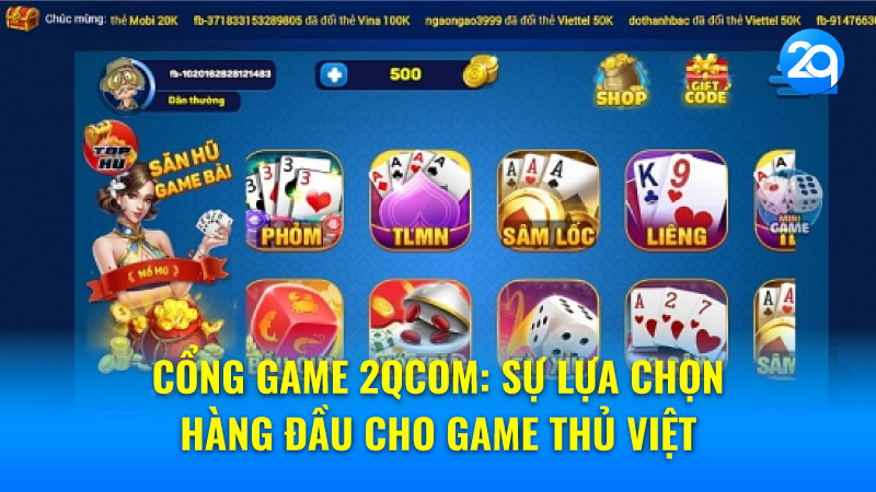 Cổng game 2Qcom - Hành trình chinh phục đỉnh cao giải trí 3 cong-game-2qcom-3