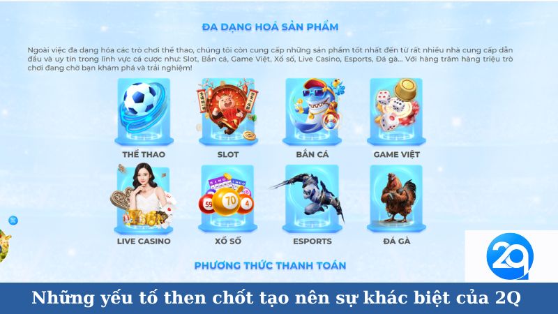 Những yếu tố then chốt tạo nên sự khác biệt của 2Q 2 khac-biet-cua-2q-2