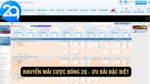 khuyến mãi cược bóng 2q