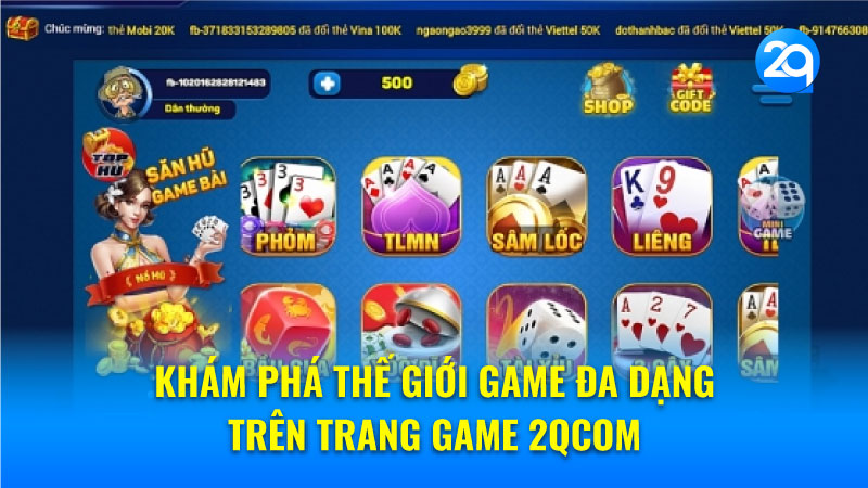 Trang Game 2QCom - Nền Tảng Giải Trí Trực Tuyến Hàng Đầu 1 trang-game-2qcom-1
