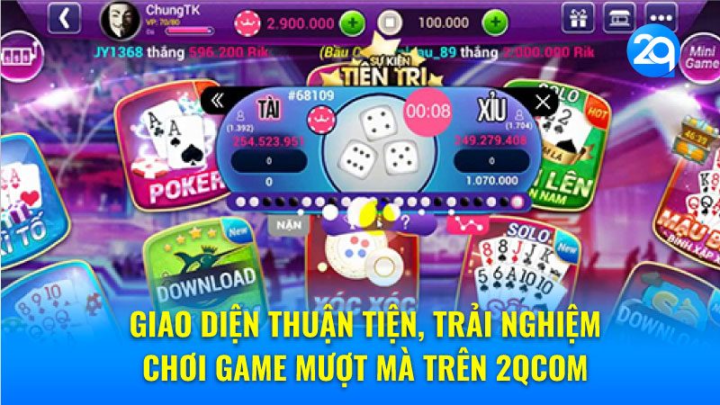 Trang Game 2QCom - Nền Tảng Giải Trí Trực Tuyến Hàng Đầu 2 trang-game-2qcom-2