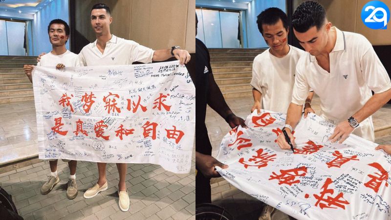 Fan Trung Quốc Gây Chấn Động - Đạp Xe Đạp Tận 6 Tháng Để Gặp Được Ronaldo 1 fan-trung-quoc-1