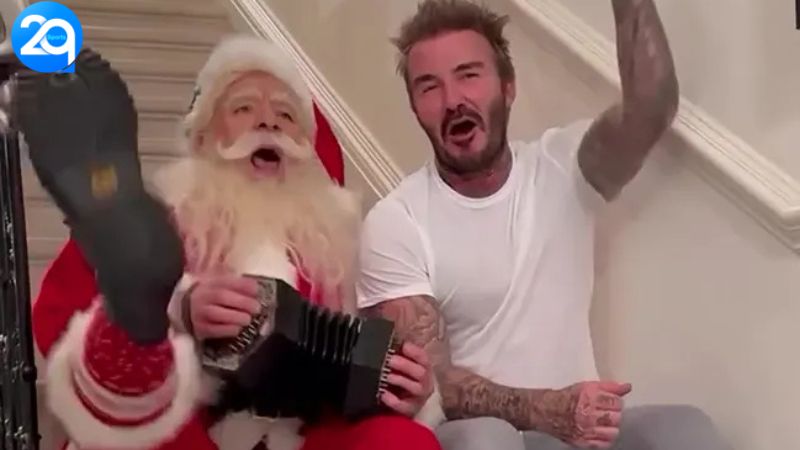 David Beckham Đón Giáng Sinh Cùng Ông Già Noel: Tiệc Tại Nhà Siêu Sang 2 david-beckham-2